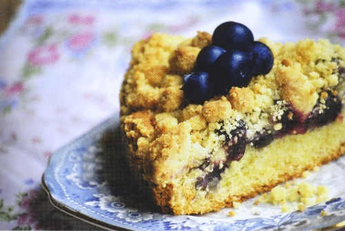 Blueberry Picnic Cake