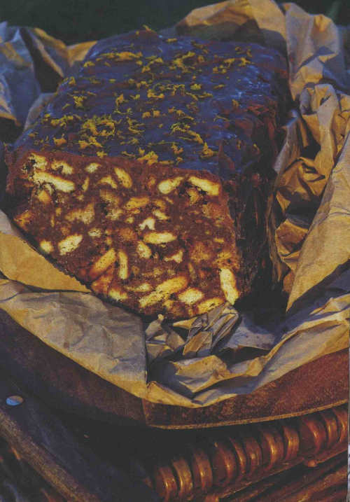 Chocolate Orange Biscuit Cake by Nessa Robins