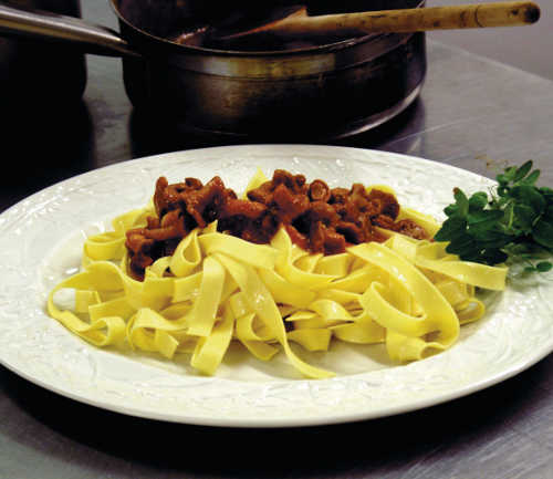 Wild Chanterelle Goulash