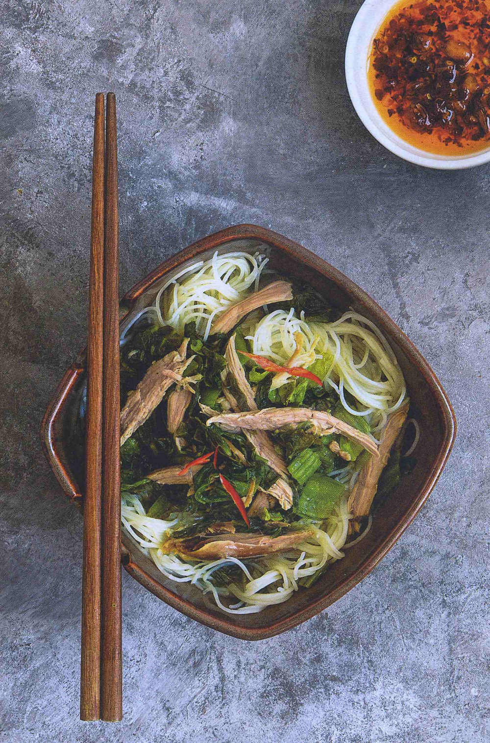 Vermicelli With Roast Duck In Soup