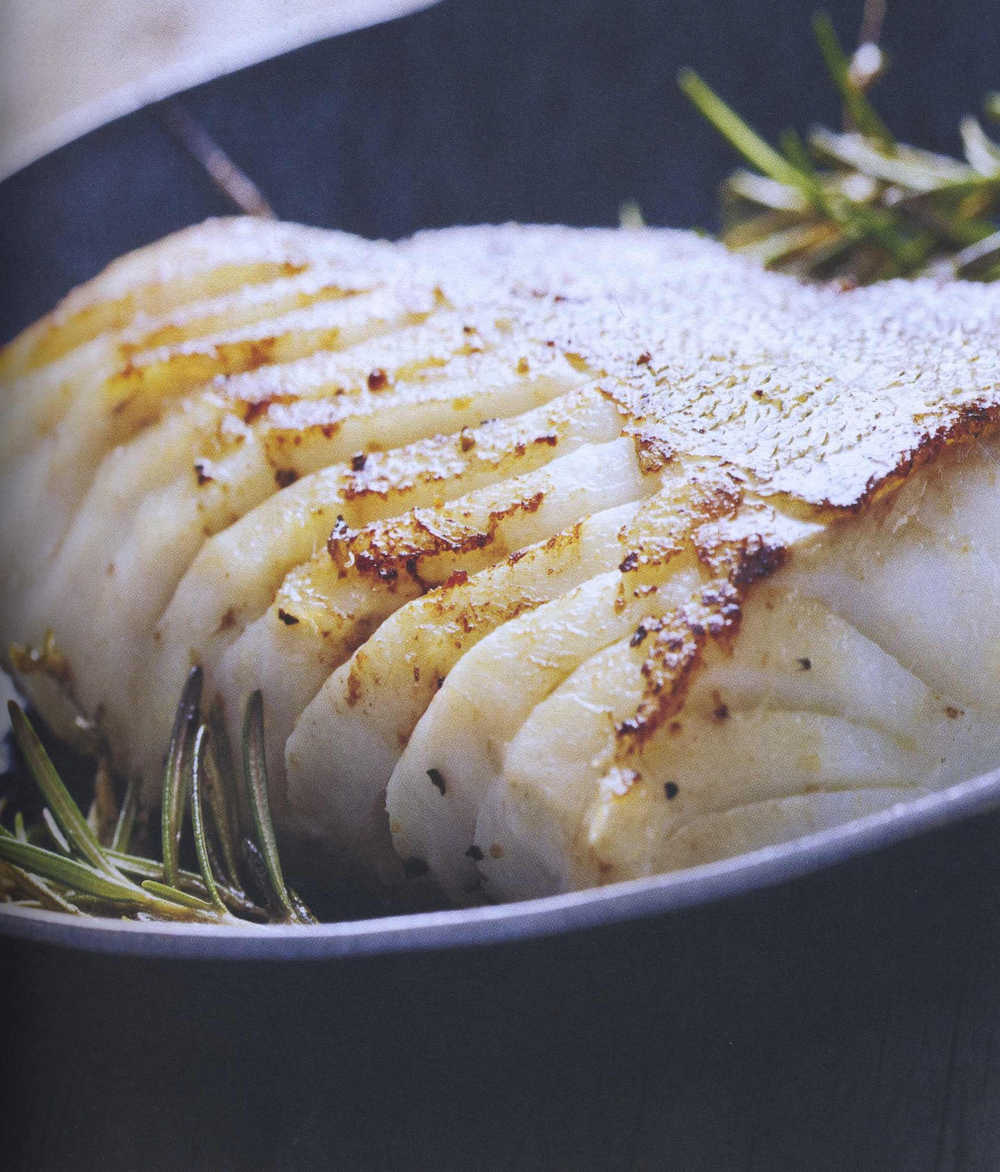 Pan-seared and roasted lemon cod (courtesy of Egan’s Ocean Fresh)