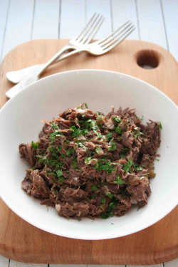 Slow-cooked Pork Cheeks in Cider