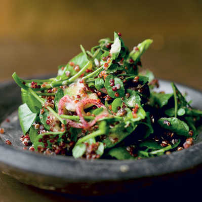 NOPI’s Red Quinoa and Watercress Salad