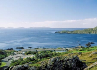 Setting of Derrynane Hotel, Caherdaniel, Ring of Kerry, Ireland