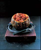 Beef Stew with Squash, Sweetcorn & Chilli from COOKING WITH PUMPKINS AND SQUASH by Brian Glover with photography by Peter Cassidy (�9.99 in UK)