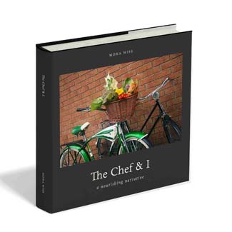 The Chef & I, a nourishing narrative (WiseWords Ltd, hardback, 178pp, full colour, ?25; eBook ?4.99)