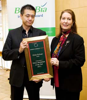 Ethnic Restaurant of the Year 2011 - China Sichuan Sandyford Dublin Ireland