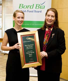 Casual Dining Award 2011 - Miss Courtney's Tea Rooms - Killarney County Kerry ireland