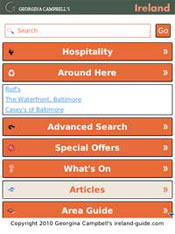 Ireland Blackberry App - Georgina Campbell's Ireland