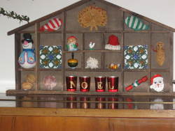 Piano with Christmas Decorations