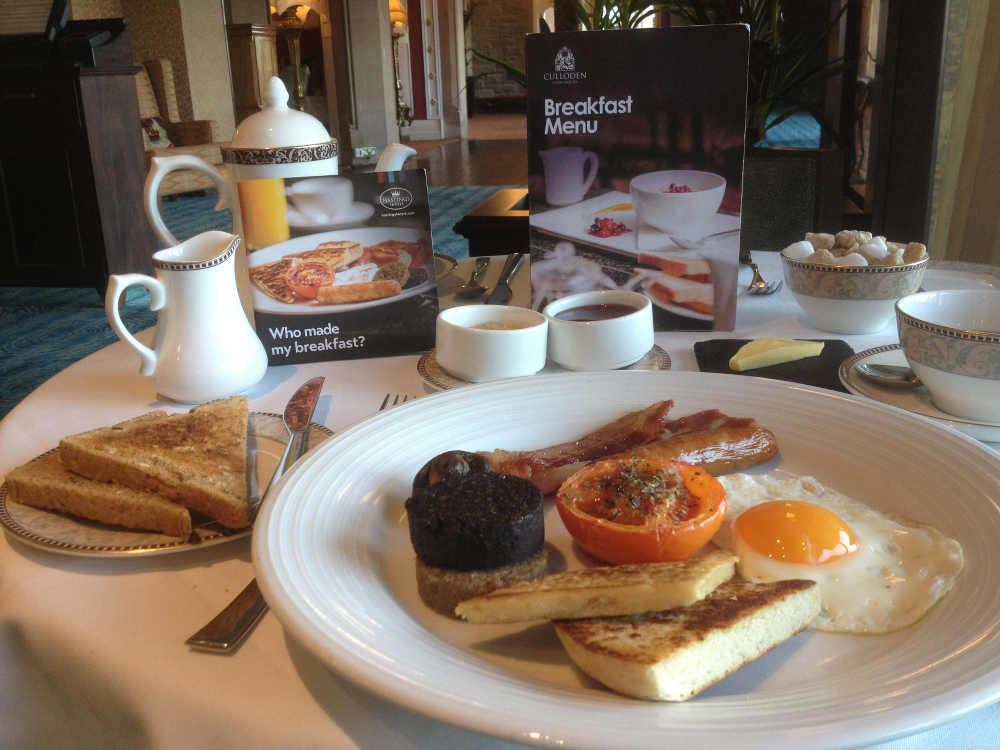 Hastings Culloden Estate & Spa Breakfast