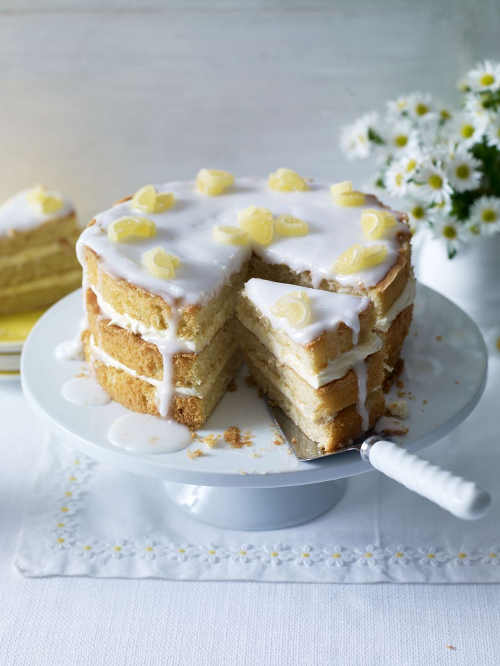Elderflower & Lemon Drizzle Cake