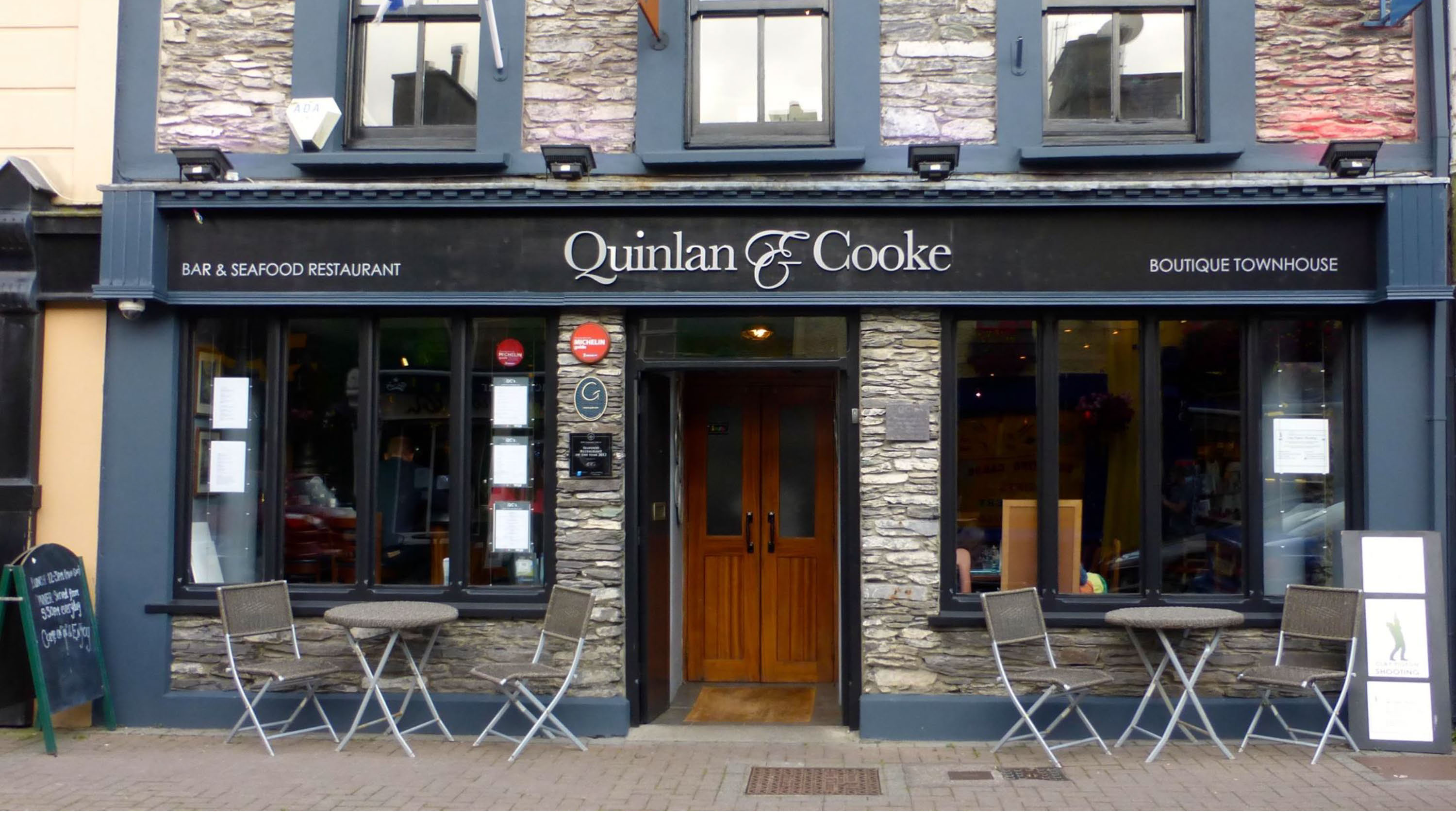 QC’s Seafood Restaurant, Quinlan & Cooke Boutique Townhouse, Caherciveen, Co Kerry  
