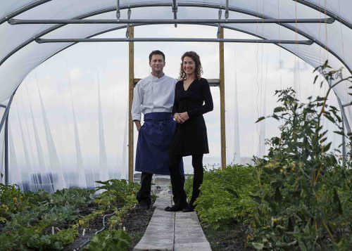 Marie-ThÃ©rÃ¨se & Ruairi de Blacam in Polytunnel