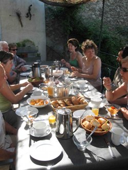 Martin Dwyer - Breakfast on Terrace