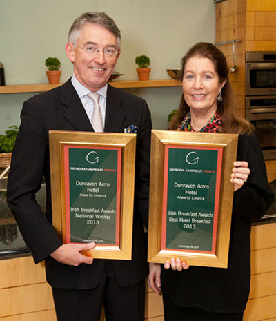 Irish Breakfast Awards 2013 National Winner | Dunraven Arms Hotel, Adare, Co Limerick