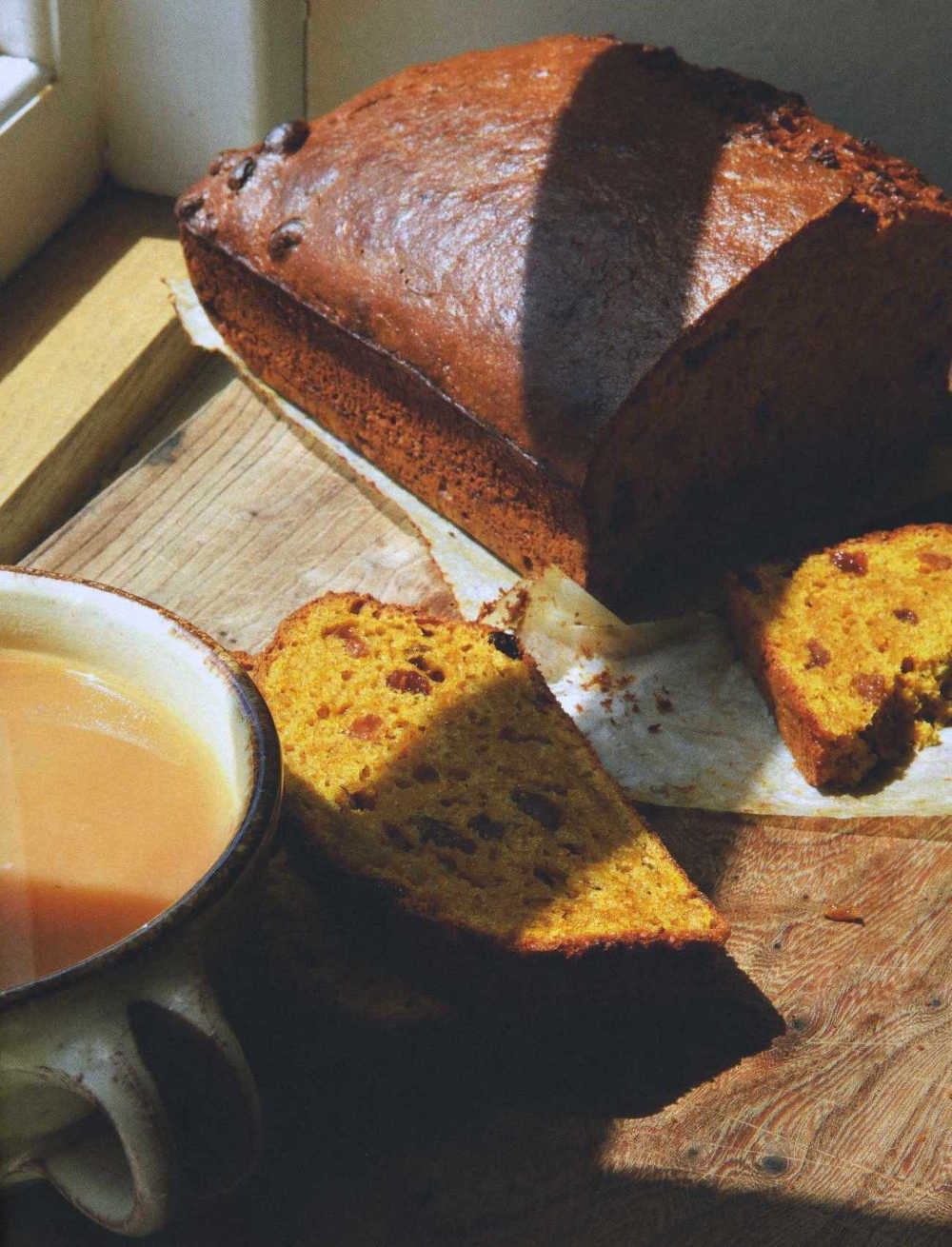 Pumpkin And Raisin Tea Loaf