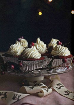 Sophie’s Christmassy Red Velvet Cupcakes