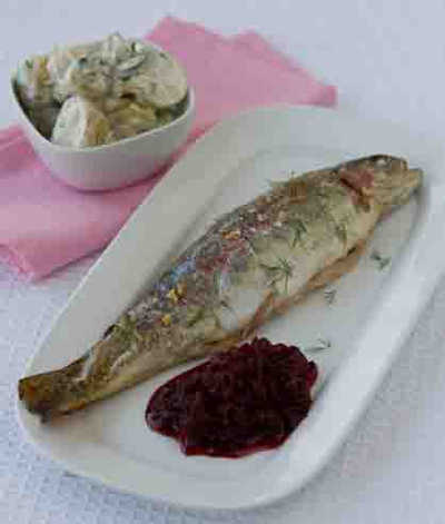 Baked Trout with Herbs