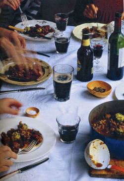 Beef and carrots in stout with parsley and horseradish dumplings