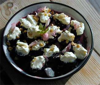 Agen Stuffed Prunes with Rosewater Cream