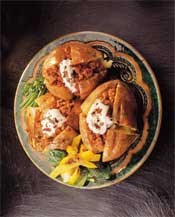 Baked Potatoes & Pork