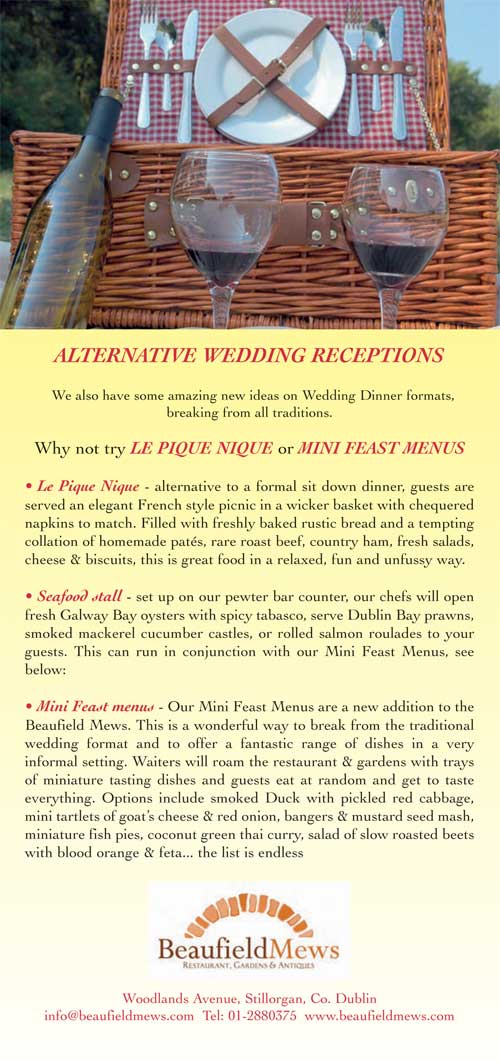 Beaufield Mews Dublin - Alternative Weddings