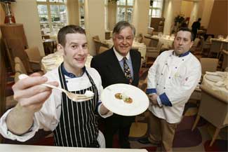 James Devine Winner of the Baileys Eurotoques Young Chef of the Year 2009 Award