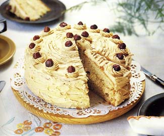 Hazelnut Coffee Cake 