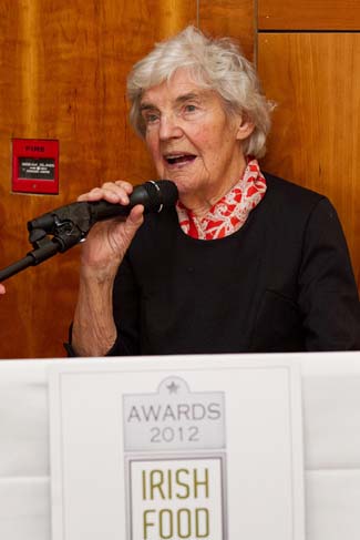 Myrtle Allen at Irish Food Writers Guild Awards 2012