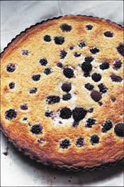 Blackberry and Buttermilk Tart