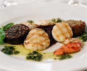 Scallops and Pudding